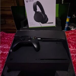 Xbox Series X Black Gaming Console with Controller